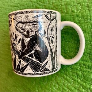 Koala facts coffee mug, black & white